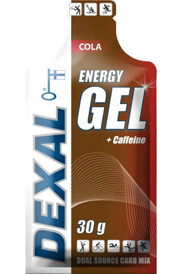 Dexal Energiageeli cola+kofeiini 30g